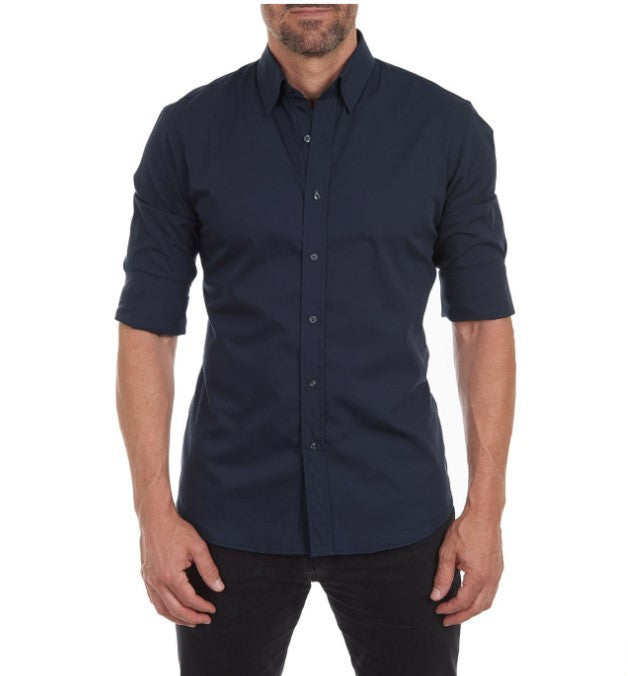 Camisa Oxford com Fecho Oculto