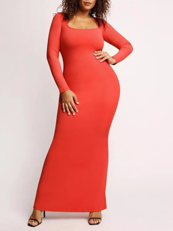 Vestido com Decote em U - Veron&Co