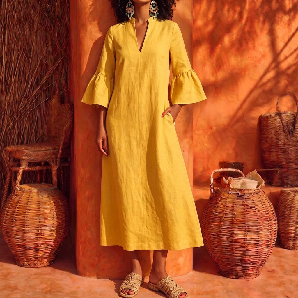 Vestido com Folhos - Veron&Co