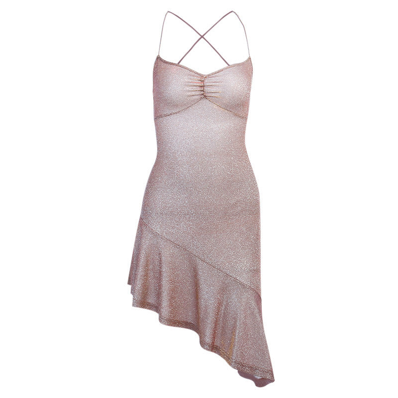 Vestido em Malha com Costas Nuas e Alças Finas - Veron&Co