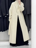 Long Turtleneck Overcoat