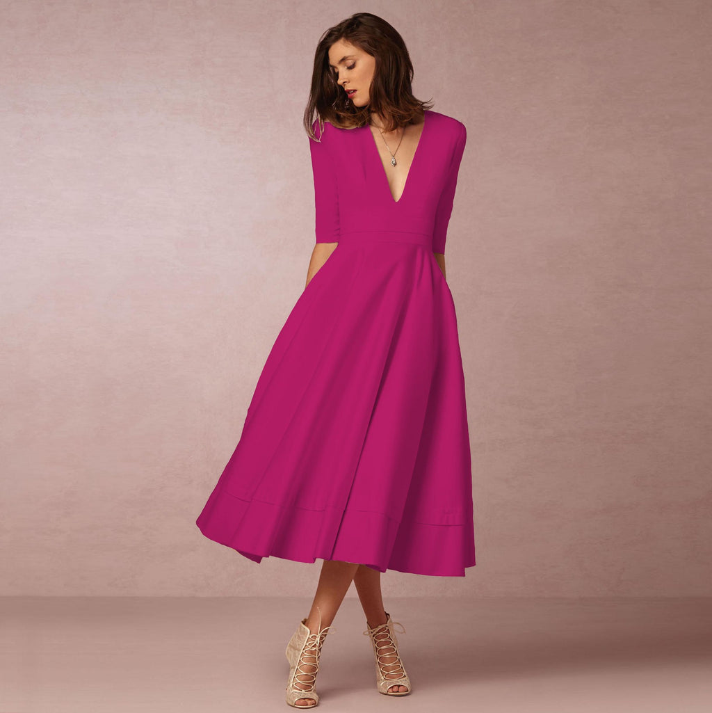 Vestido com Corte Evasê - Veron&Co