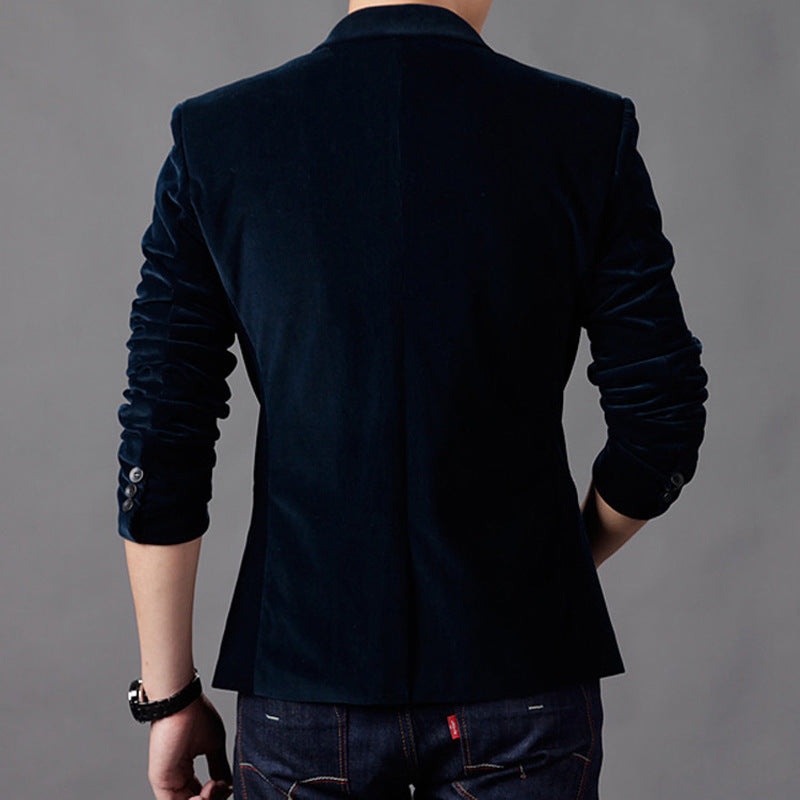 Blazer em Bombazine Slim