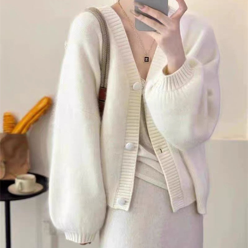 Cashmere V-Neck Coat