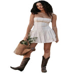 Vestido com Pregas e Corte Justo - Veron&Co
