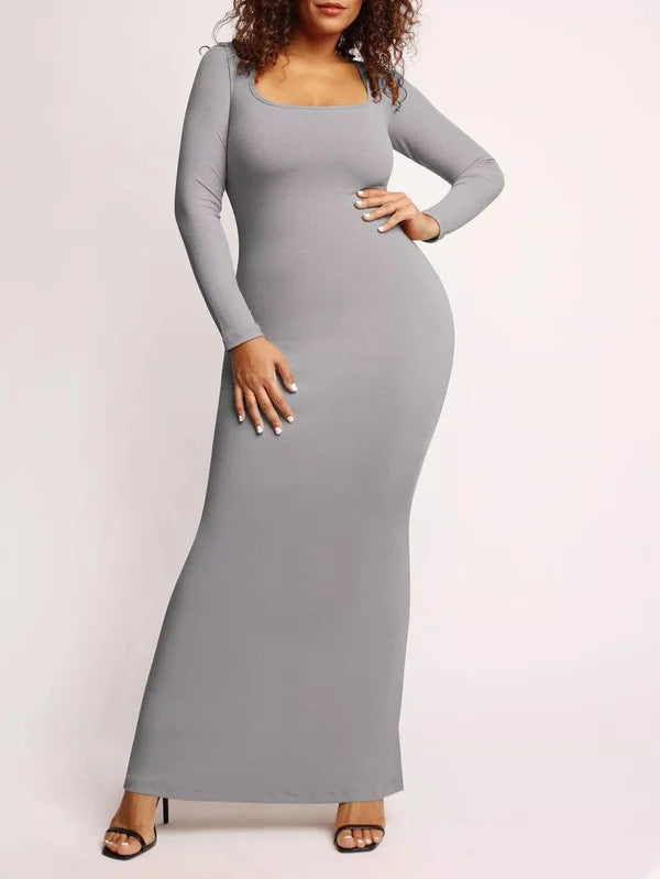 Vestido com Decote em U - Veron&Co