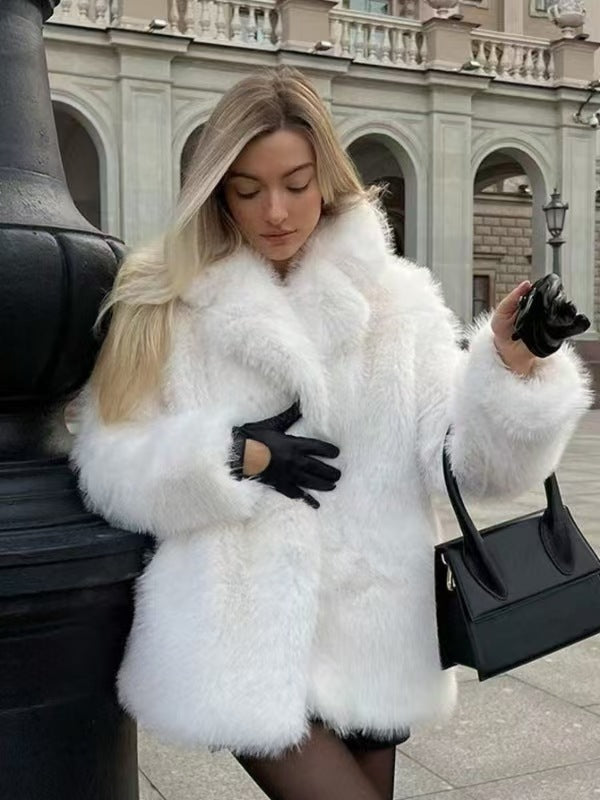 Eco Faux Fur Coat
