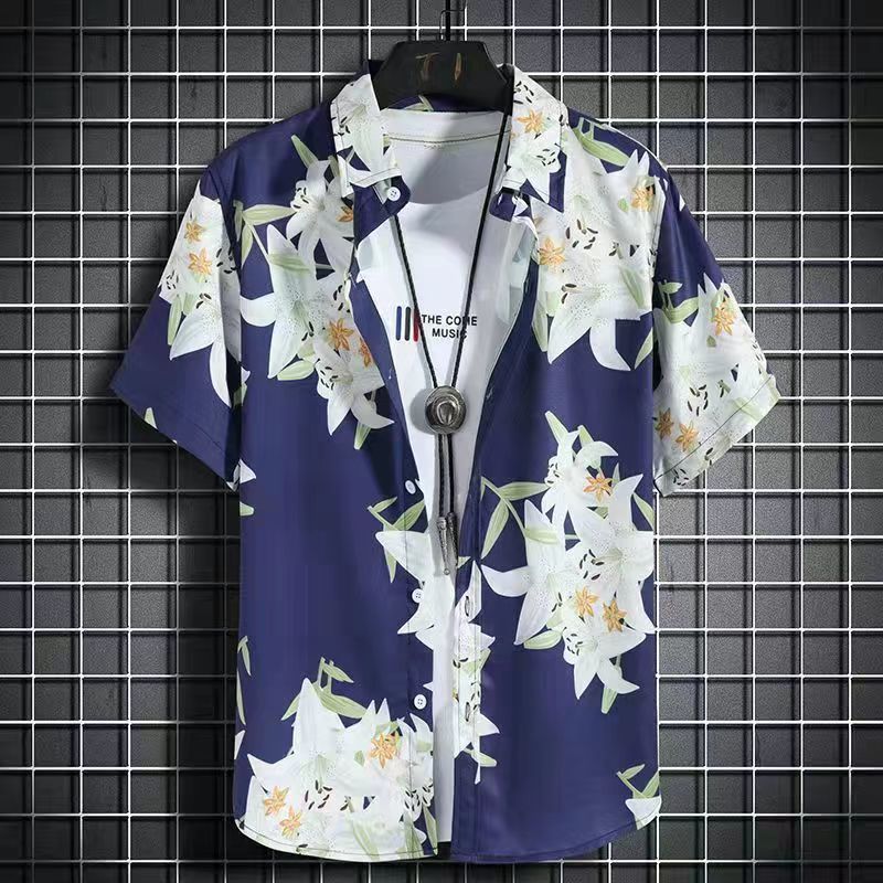 Conjunto Havaiano Floral (Camisa + Calção)