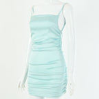 Vestido em Cetim com Costas Nuas - Veron&Co