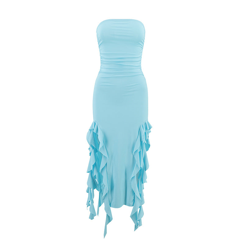 Vestido em Renda com Um Só Ombro - Veron&Co