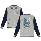 Embroidered Varsity Jacket — Men