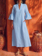 Vestido com Folhos - Veron&Co