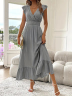 Vestido com Manga Curta - Veron&Co