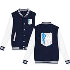 Embroidered Varsity Jacket — Men