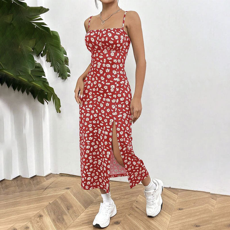 Vestido Midi com Abertura Lateral e Corte Justo - Veron&Co
