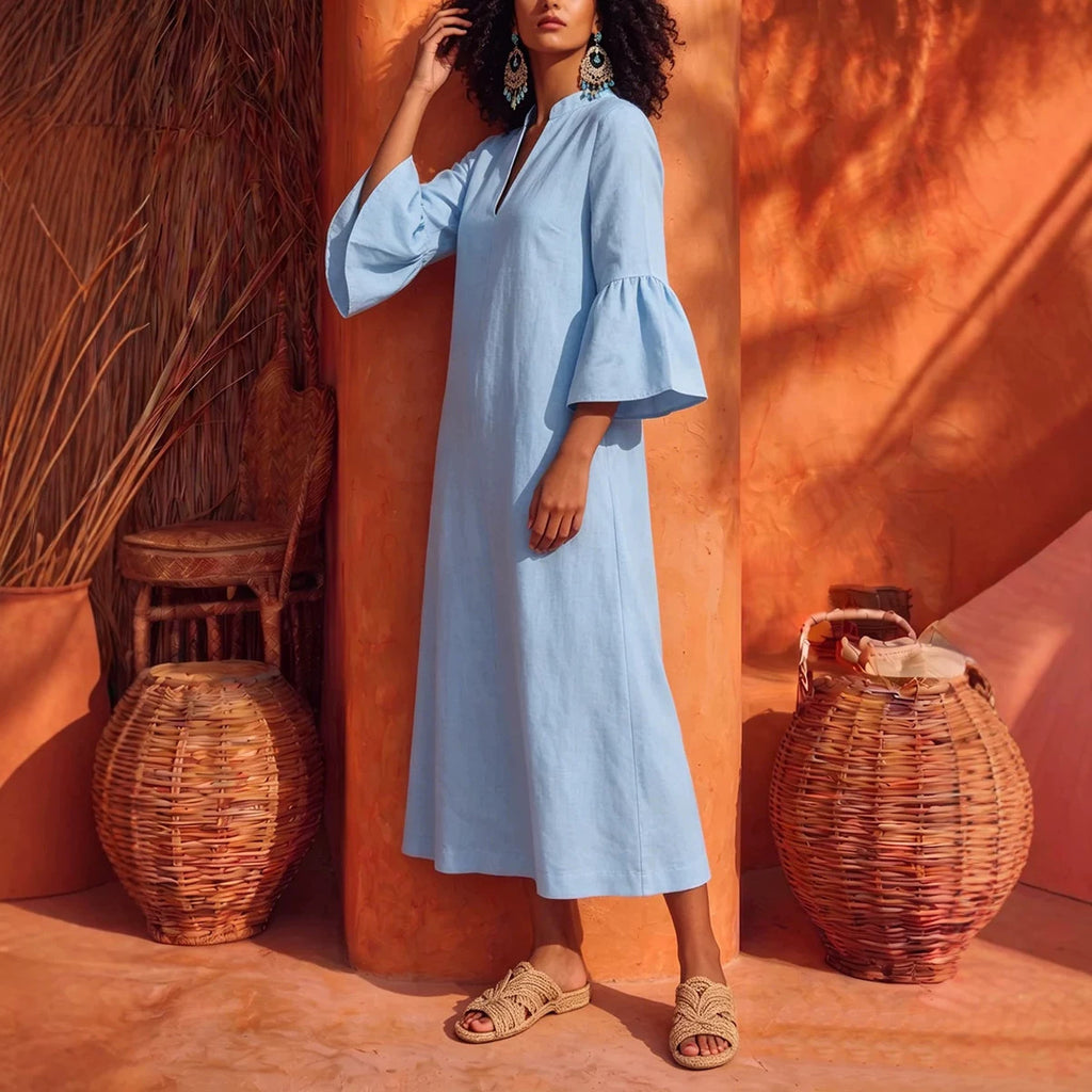 Vestido com Folhos - Veron&Co
