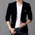 Blazer em Bombazine Slim