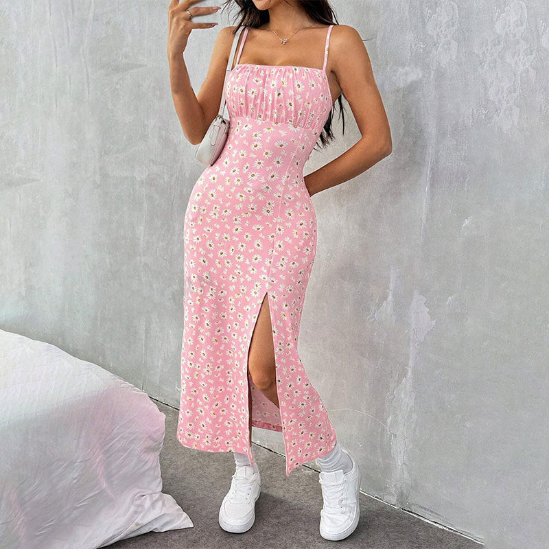 Vestido Midi com Abertura Lateral e Corte Justo - Veron&Co