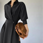 Vestido com Manga Curta - Veron&Co