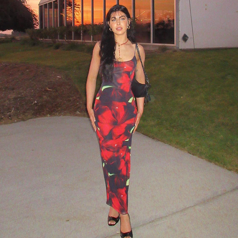 Vestido com Decote em U - Veron&Co