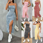Vestido Midi com Abertura Lateral e Corte Justo - Veron&Co