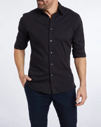 Camisa Oxford com Fecho Oculto Veron&Co, vista lateral