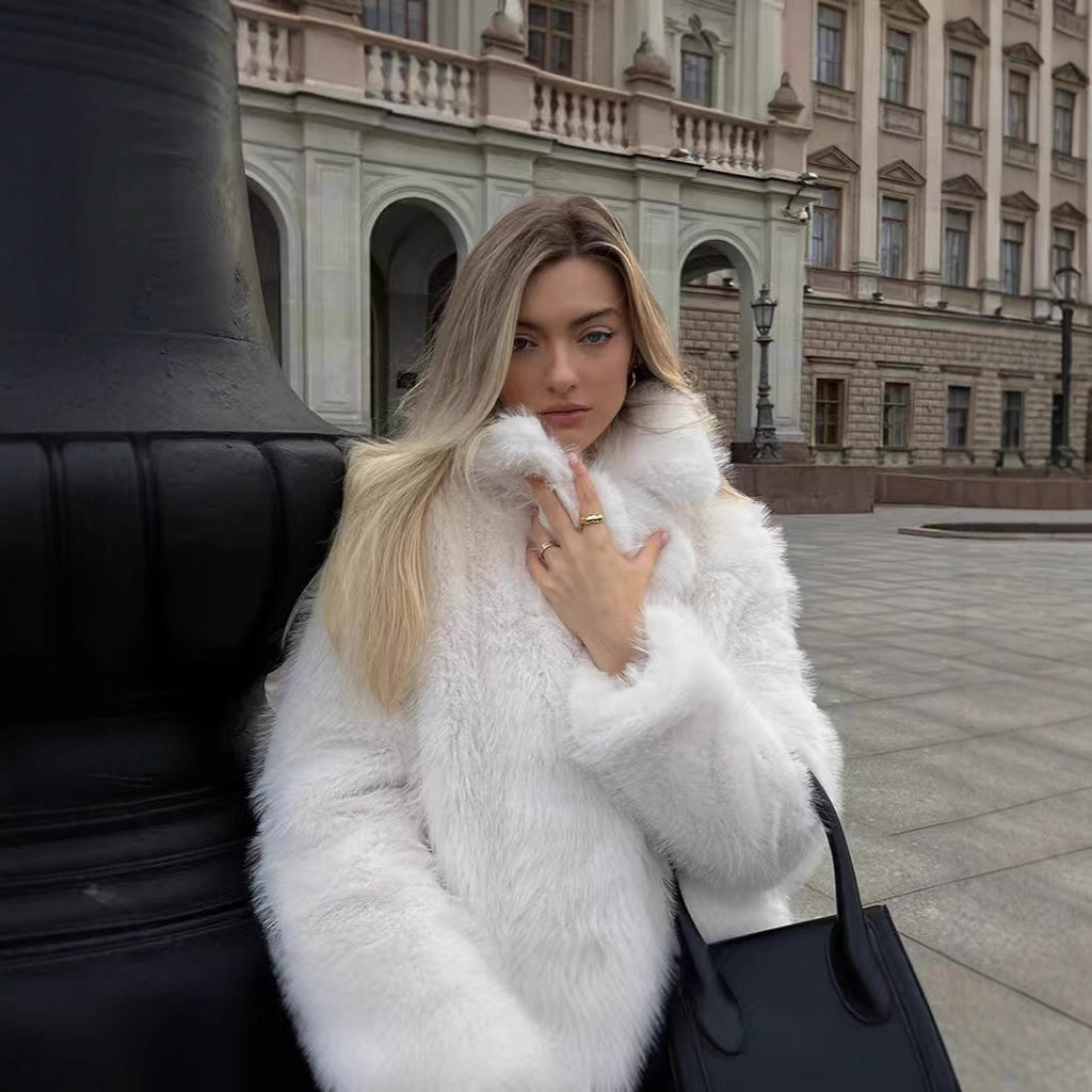 Eco Faux Fur Coat