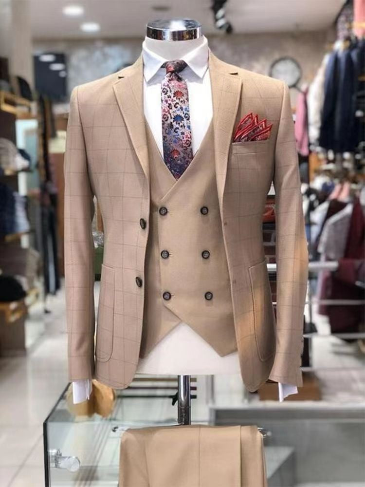 Blazer Casual Xadrez Estampado