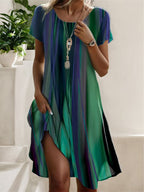 Vestido com Decote Redondo - Veron&Co