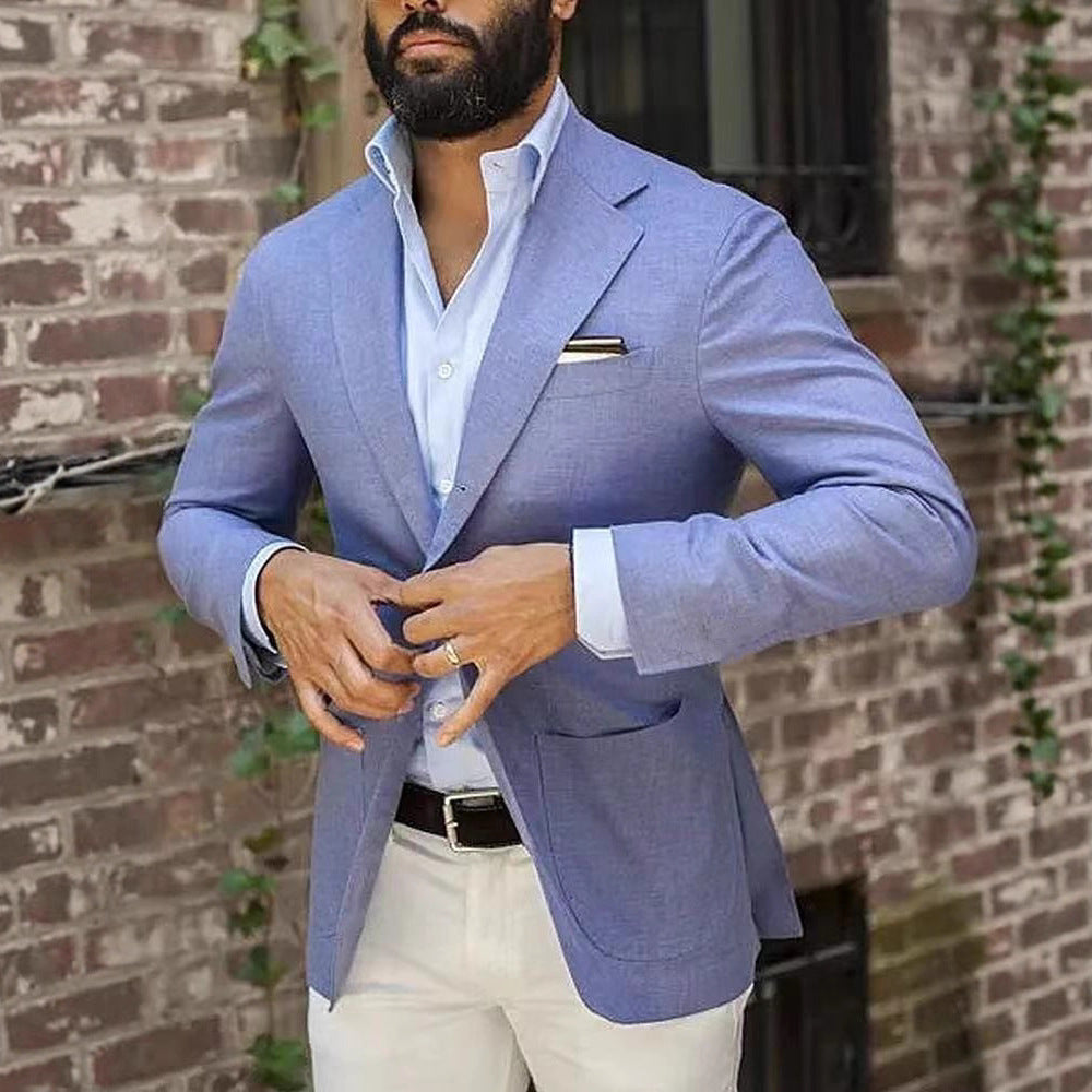 Blazer Casual Xadrez Estampado