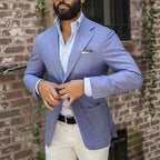 Blazer Casual Xadrez Estampado