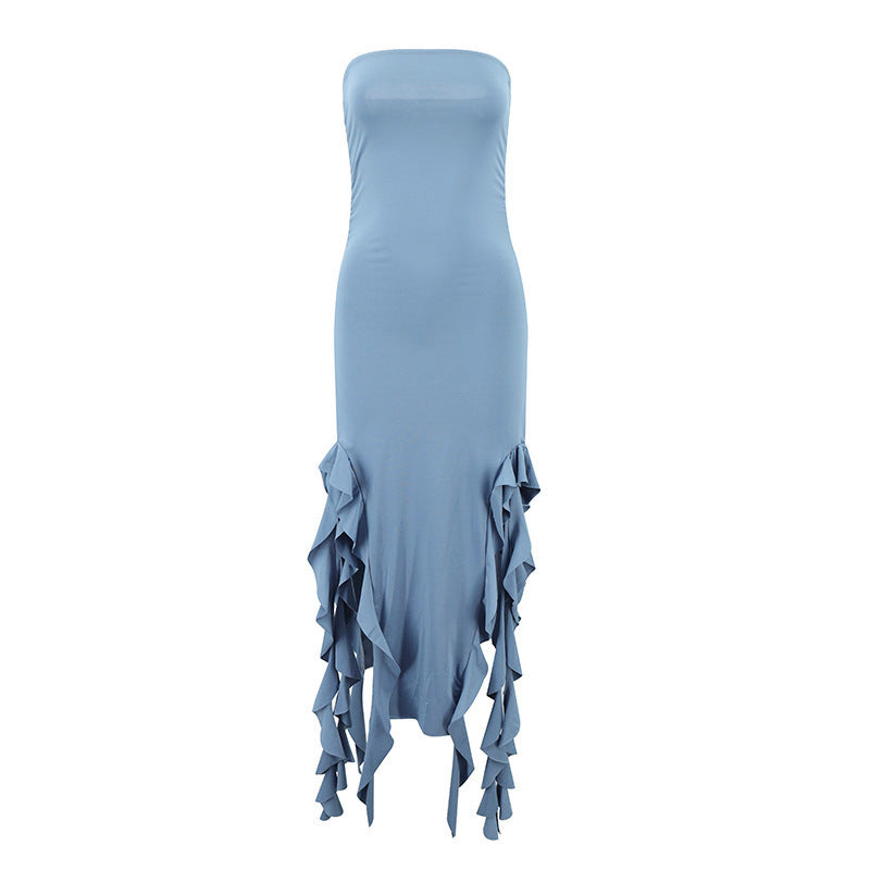 Vestido em Renda com Um Só Ombro - Veron&Co