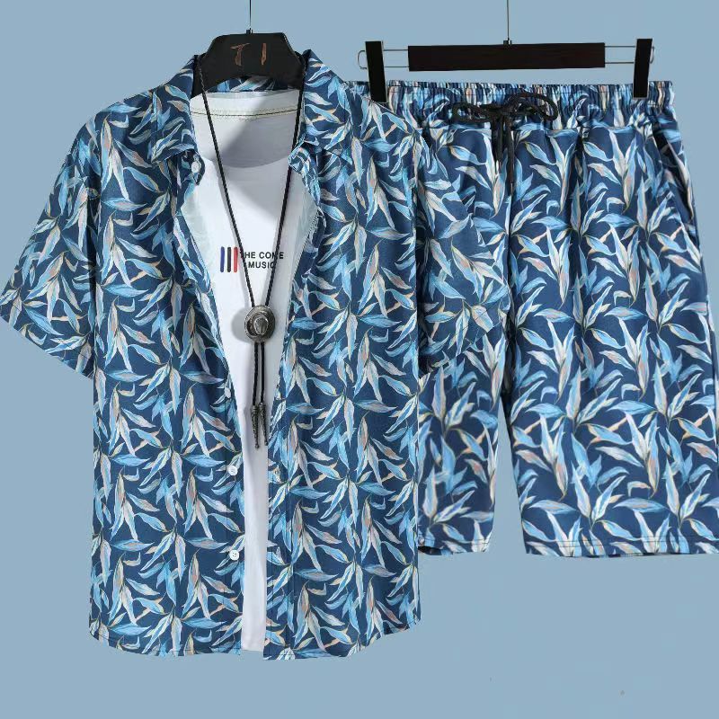 Floral Hawaiian Set (Shirt + Shorts)