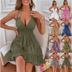 Vestido com Decote em V - Veron&Co