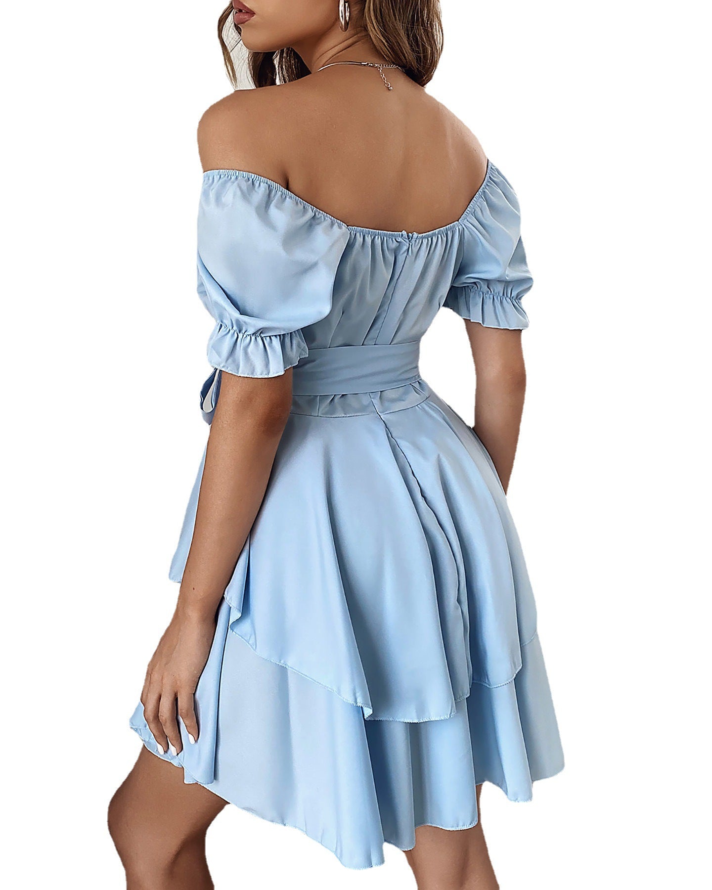 Vestido com Decote em V - Veron&Co