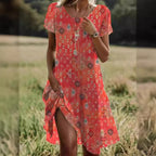 Vestido com Decote Redondo - Veron&Co