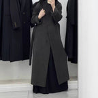 Long Turtleneck Overcoat
