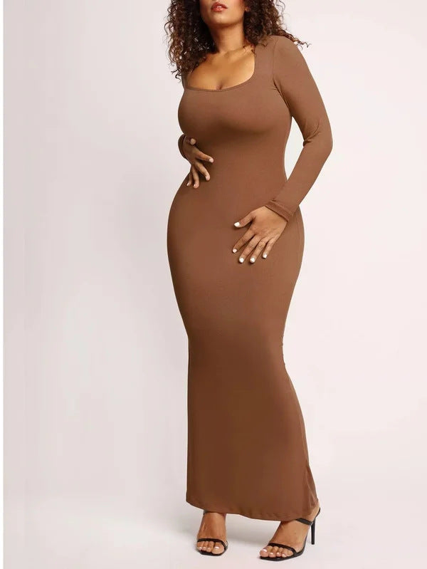 Vestido com Decote em U - Veron&Co