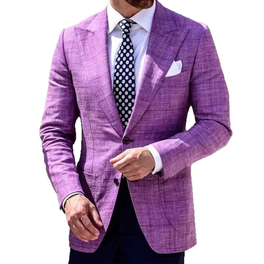 Blazer Casual Xadrez Estampado