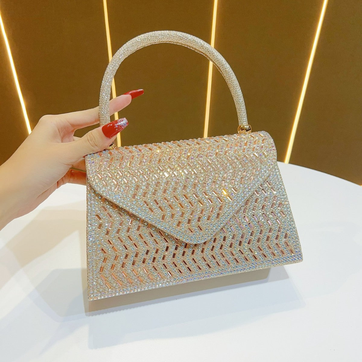 Mala de Festa com Strass