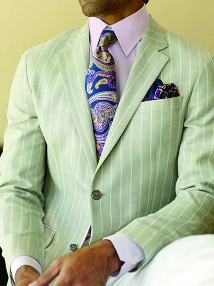 Blazer Casual Xadrez Estampado