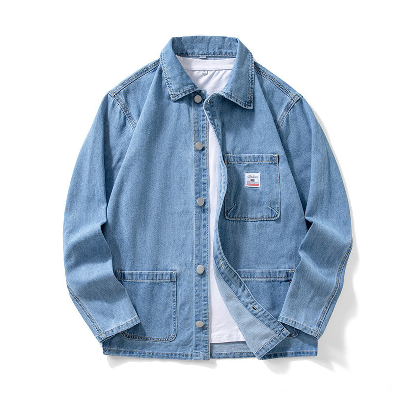 Camisa de Ganga Oversized Lavada Veron&Co, detalhe do tecido