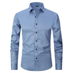 Camisa Slim Formal Anti-ruga Veron&Co, vista traseira