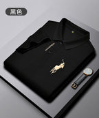 Polo Bordado Business Veron&Co, vista de perto