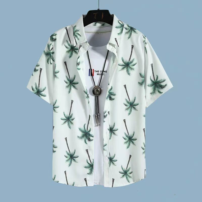 Conjunto Havaiano Floral Camisa e Calção Veron&Co, ângulo alternativo