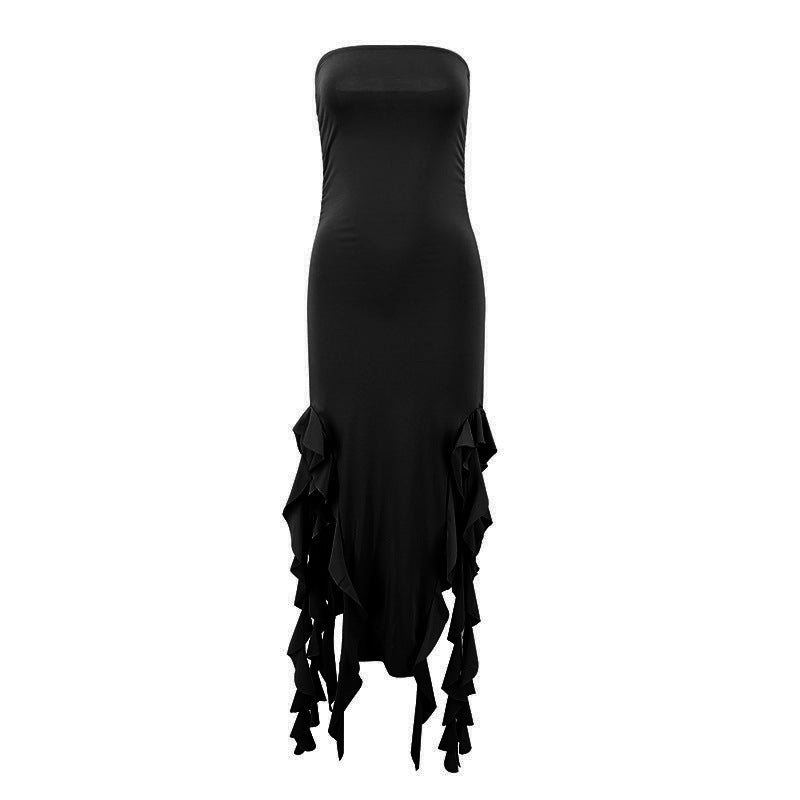 Vestido em Renda com Um Só Ombro - Veron&Co