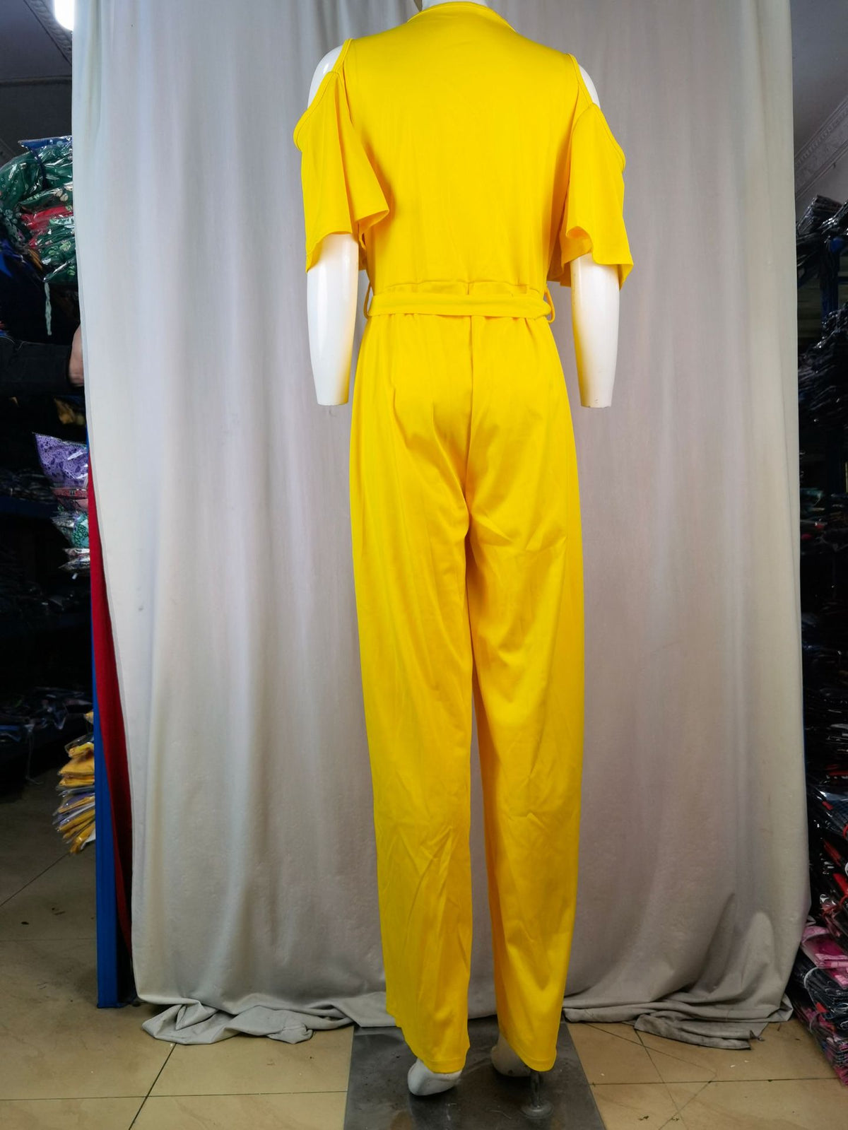 Wide-Leg Trousers with Belt