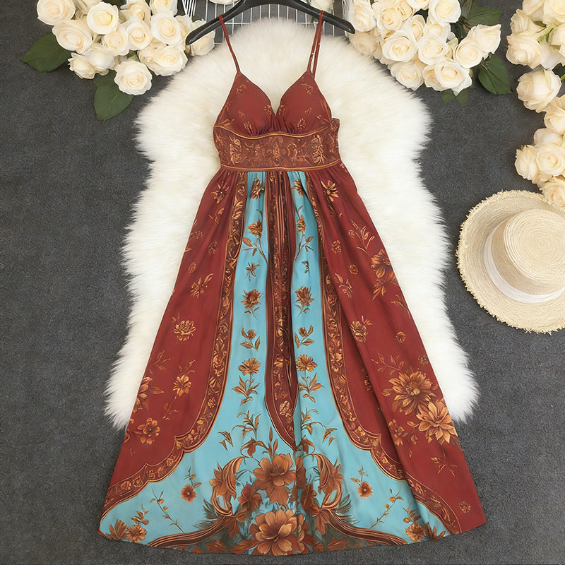Vestido Longo com Costas Nuas e Inspiração Vintage - Veron&Co