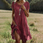 Vestido com Decote Redondo - Veron&Co