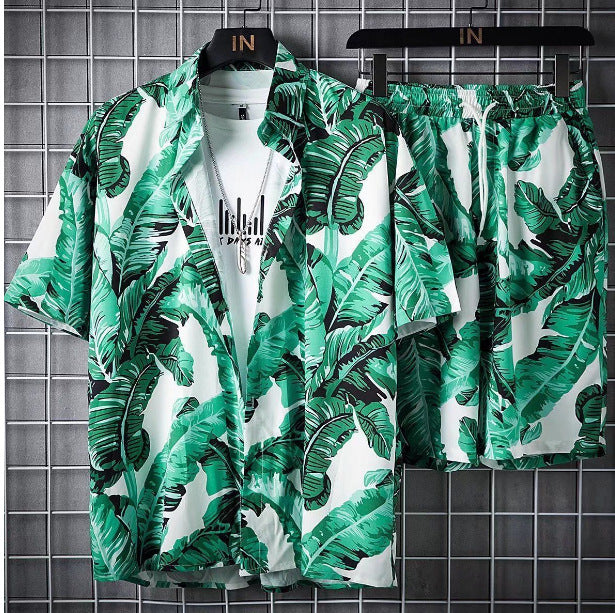 Floral Hawaiian Set (Shirt + Shorts)